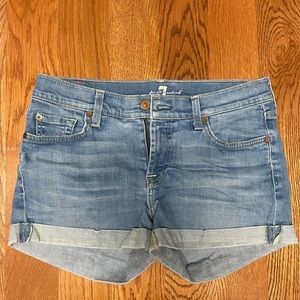 7 For All Mankind Jean shorts